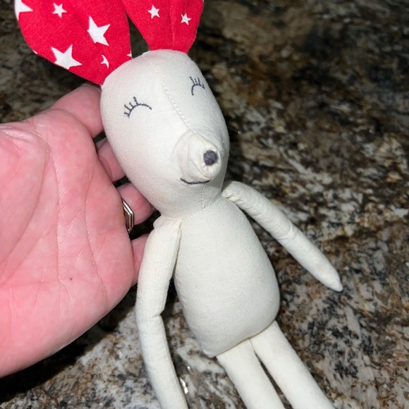 Lil Pyar Maya Mouse Handmade 15” Material Cloth Doll Embroidered - Picture 6 of 8